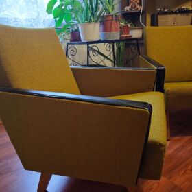 Zöld retro fotel pár együtt eladó