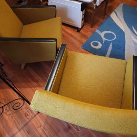 Zöld retro fotel pár együtt eladó