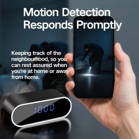 Asztali órába rejtett kamera 