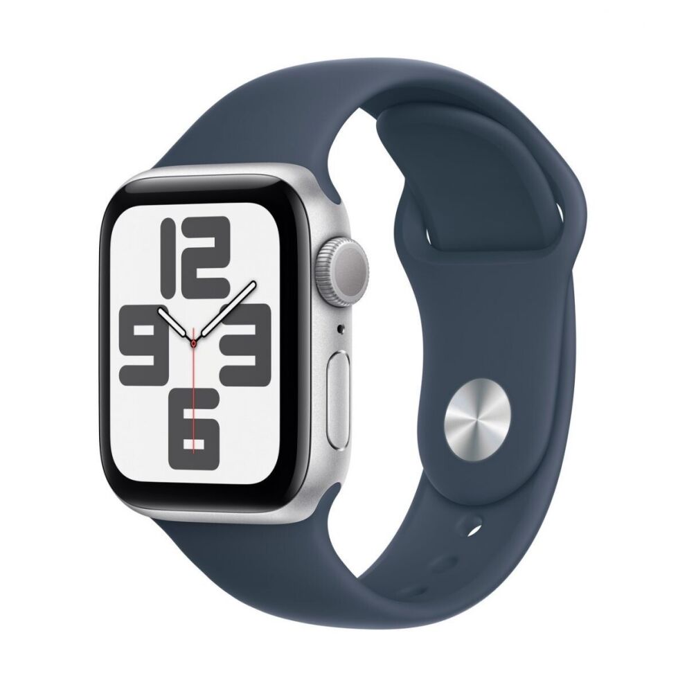 Apple Watch SE2 v3 okosóra ezüst-kék,új